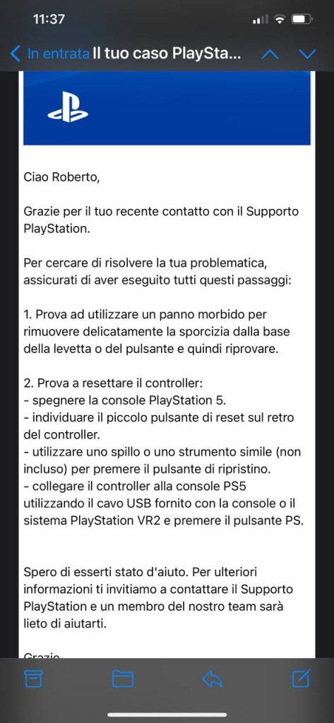 Official fix Sony Sense VR - Italiano