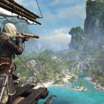 Connor guarda in un cannocchiale Ac4 blackflag resynced